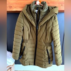 Cole Haan Women's Olive Puffer Jacket